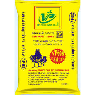 VP608 - Đậm đặc cho gà thịt từ 01 ngày tuổi - xuất bán